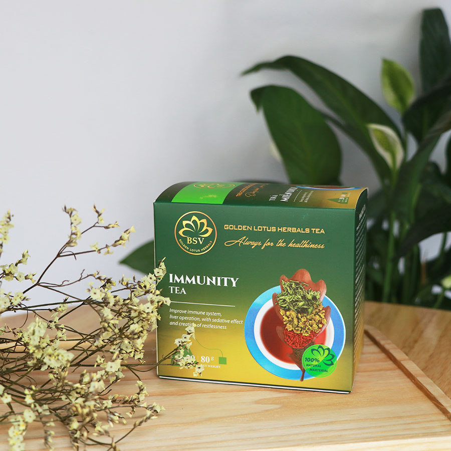Các sản phẩm giúp tăng cường như trà Miễn Dịch, với thành phần từ thảo dược thiên nhiên giúp nâng cao sức đề kháng, cải thiện hệ miễn dịch khỏe mạnh, phòng ngừa virus, vi khuẩn gây bệnh.